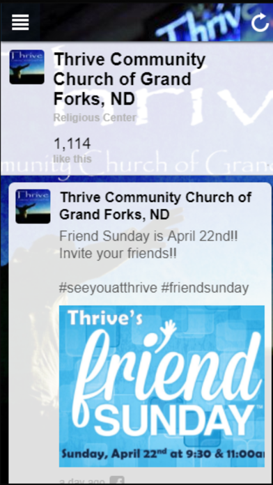 Screenshot #2 pour Thrive Community Church app
