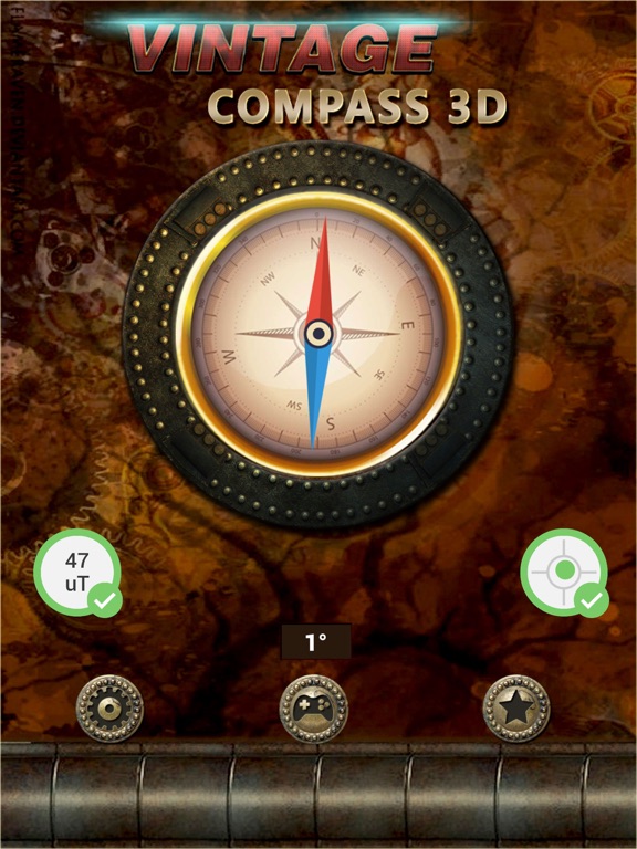 Screenshot #4 pour Vintage Compass 3D True North