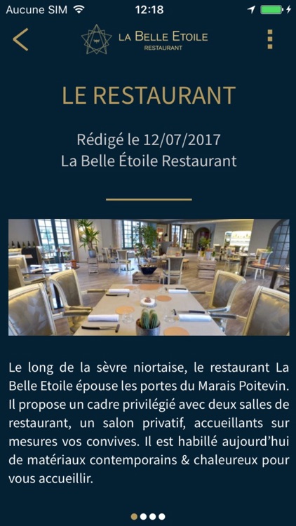 La Belle Étoile Restaurant
