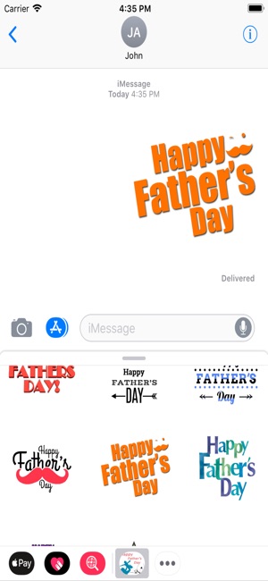 Happy Fathers Day Stickers2018(圖8)-速報App