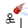 Jumping Stick Man Fire Meteor delete, cancel