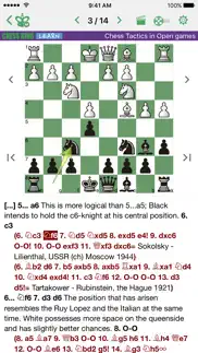 chess tactics in open games iphone screenshot 2