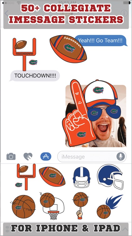Florida Gators Stickers PLUS for iMessage