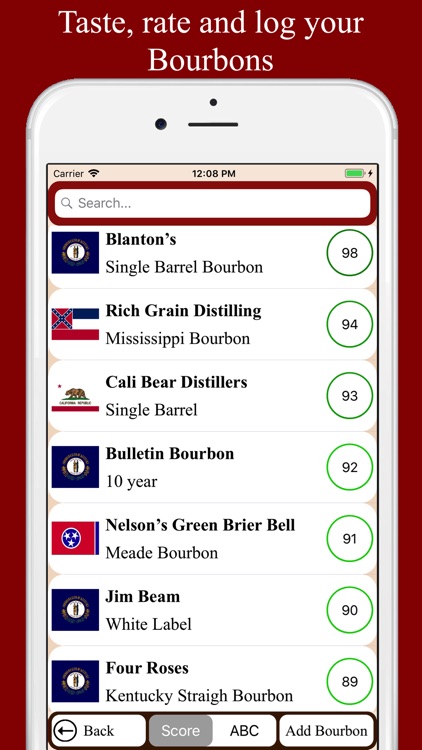 Bourbon Tasting