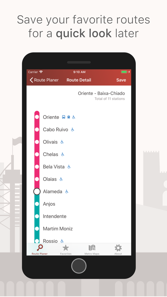 #3. LX Metro (iOS) 由: Marco Moreira