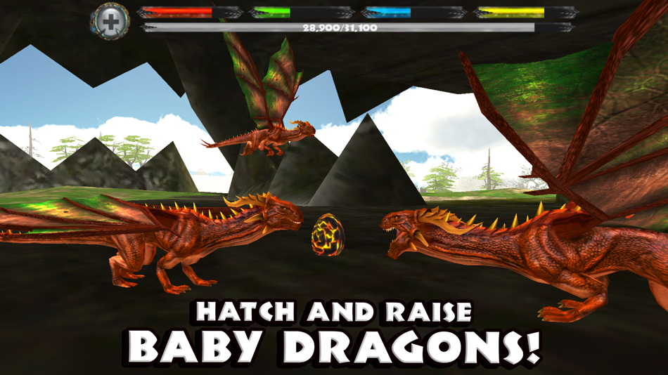 #5. World of Dragons: 3D Simulator (iOS) 由: Gluten Free Games