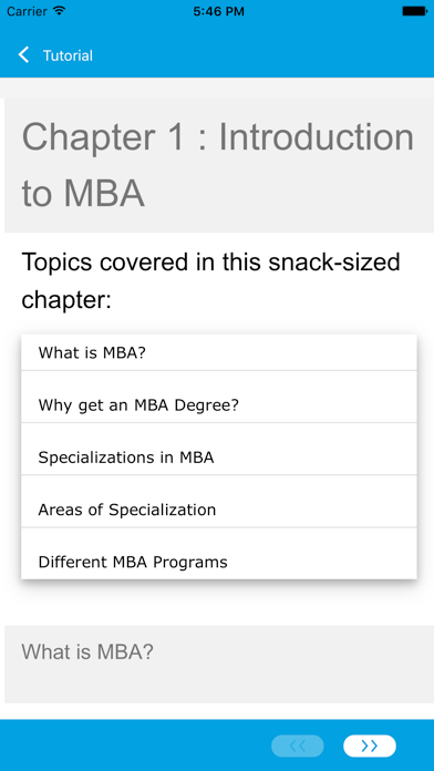 Learn MBA and Accounting iPhone screenshot 4 - Education app