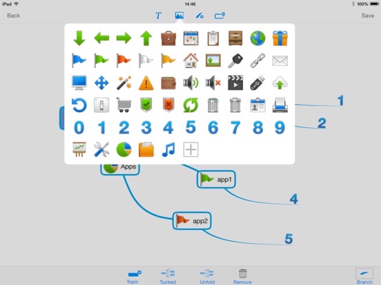 Screenshot #5 pour QMindMap Lite