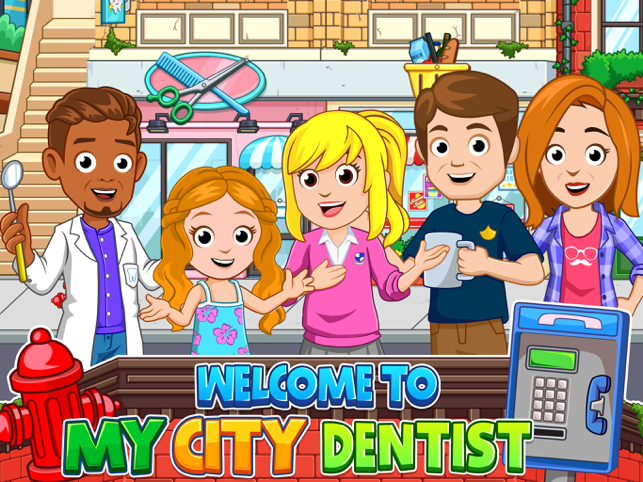 ‎Mi ciudad: captura de pantalla de visita al dentista