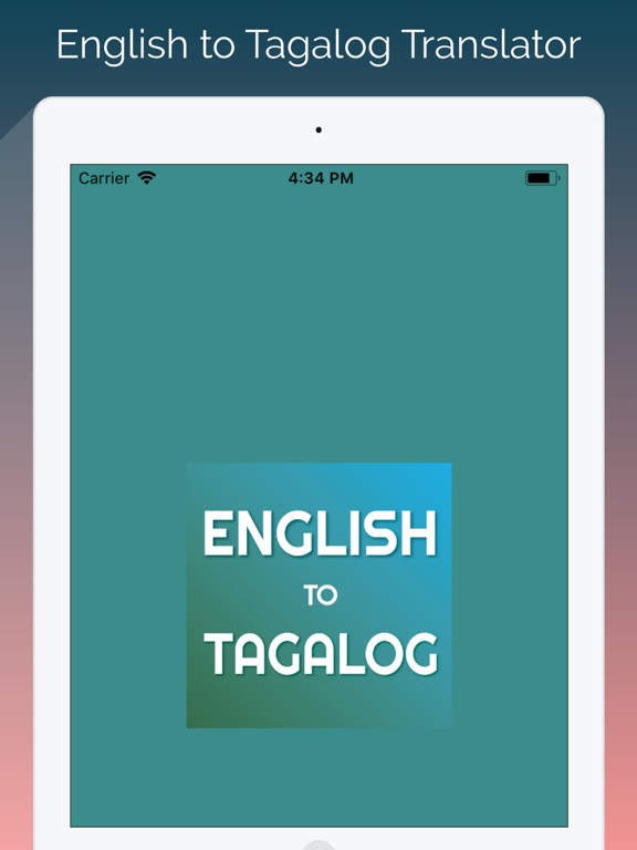 Screenshot #4 pour English-Tagalog Translator