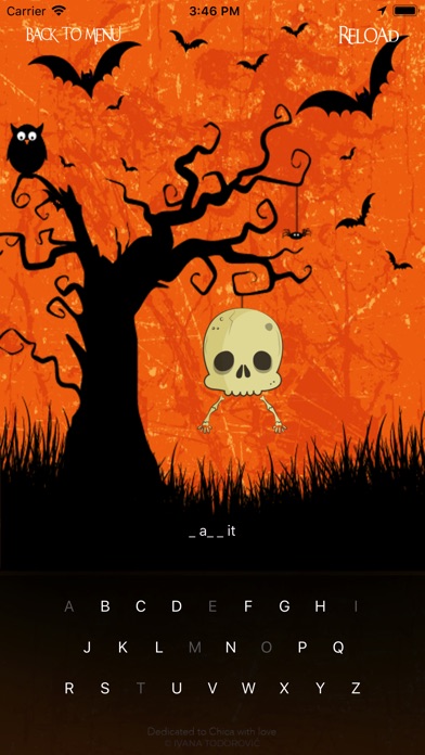 Halloween Hangman screenshot 3