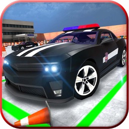 Police Car Parking Simulator: Driving School Game