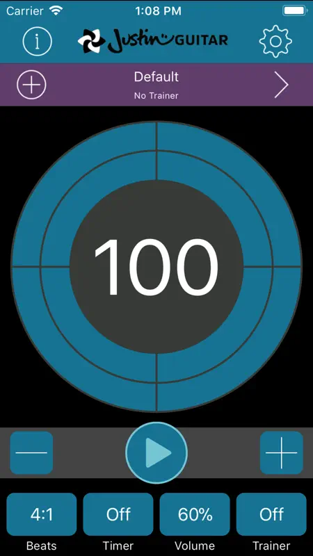 Time Trainer Metronome screenshot 1 of 4