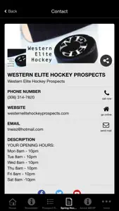 Western Elite Hockey Prospects screenshot #5 for iPhone