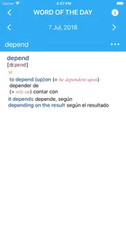 collins spanish dictionary iPhone Captures Décran 1