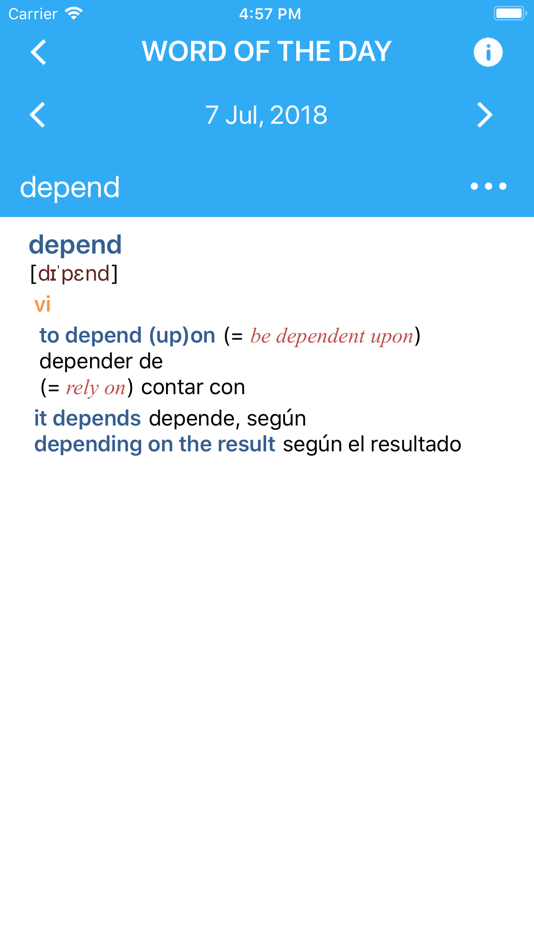 #1. Collins Spanish Dictionary (iOS) 由: MobiSystems, Inc.