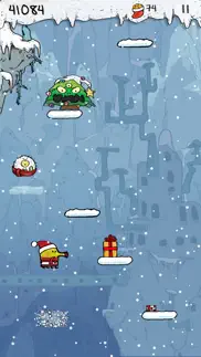 doodle jump christmas plus iphone screenshot 3