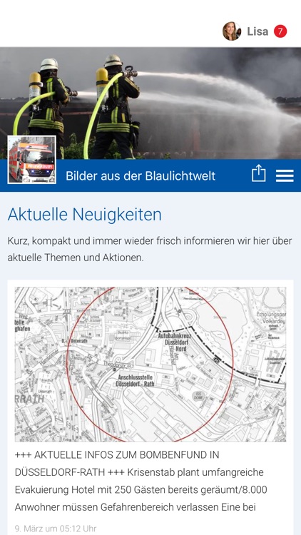 Bilder aus der Blaulichtwelt