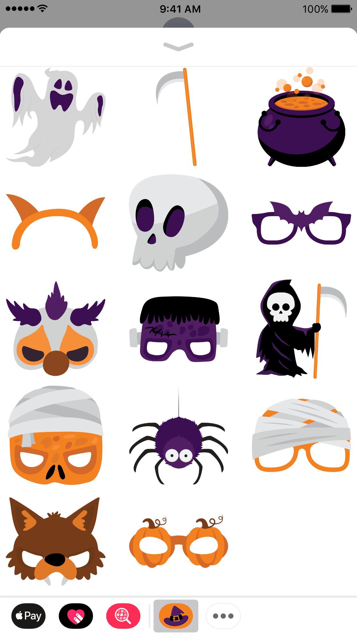 Halloween iMessage Stickers screenshot 3