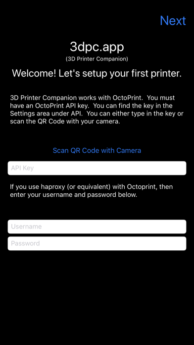 3dpc for OctoPrint iPhone screenshot