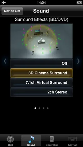 Game screenshot Panasonic Theater Remote 2012 apk