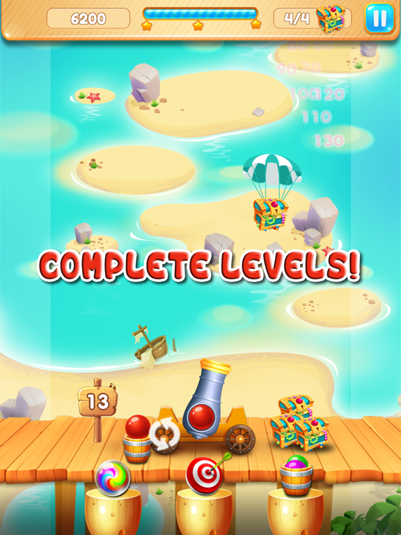 Balls Bomb - Shoot Big Bubbles iPad screenshot