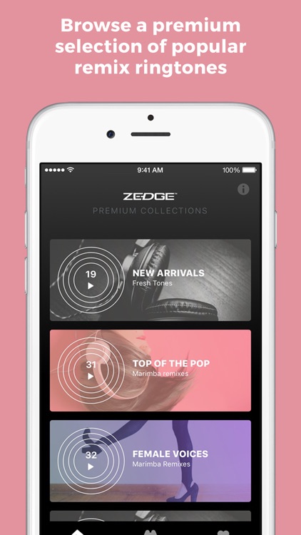 ZEDGE™ Premium Ringtones & Marimba Remixes screenshot-0