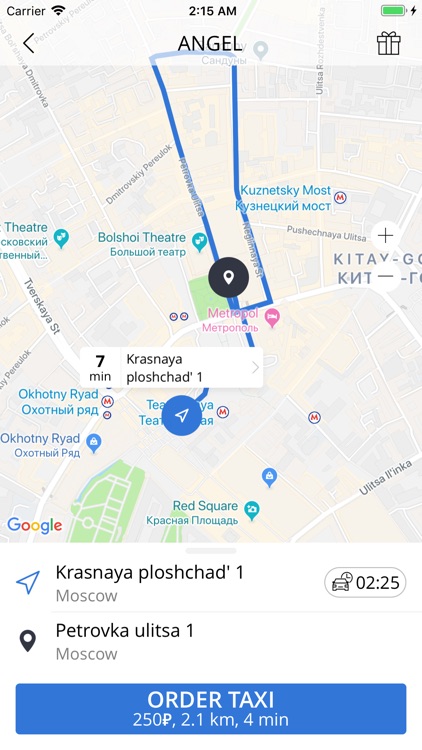Angel - taxi booking online