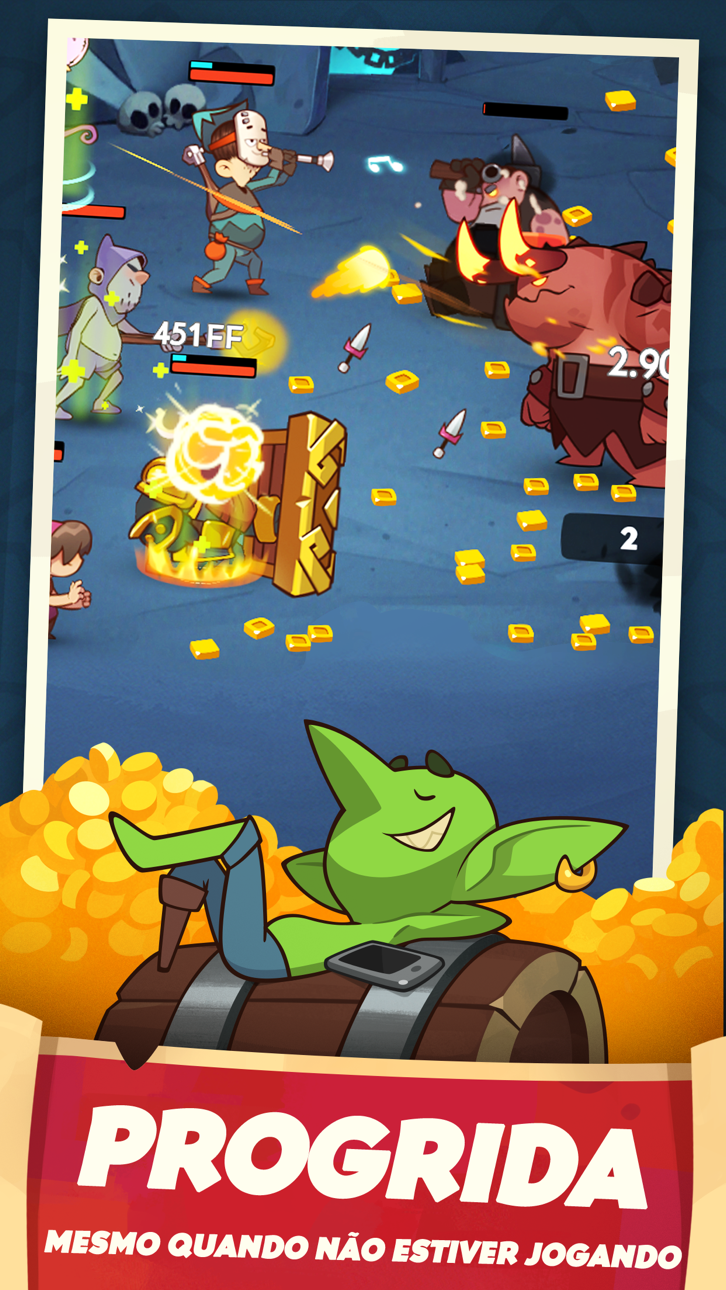 Almost a Hero - Idle Adventure iOS Mod IPA screenshot 4 - iOS game interface
