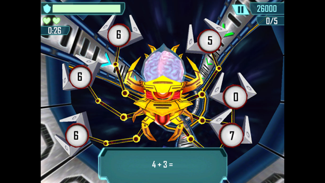 ‎Math Blaster HyperBlast 2 HD Screenshot