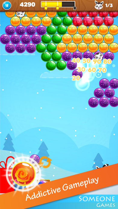 Screenshot #2 pour Bubble Shooter Christmas Eve