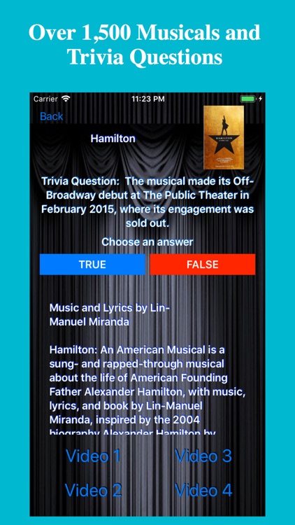 On Stage: Musicals screenshot-0