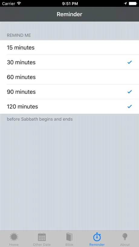 The Sabbath App