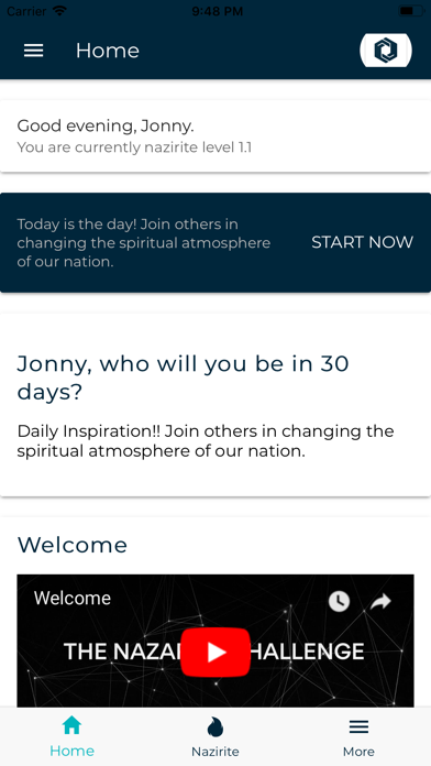 Nazirite Challenge app screenshot 2