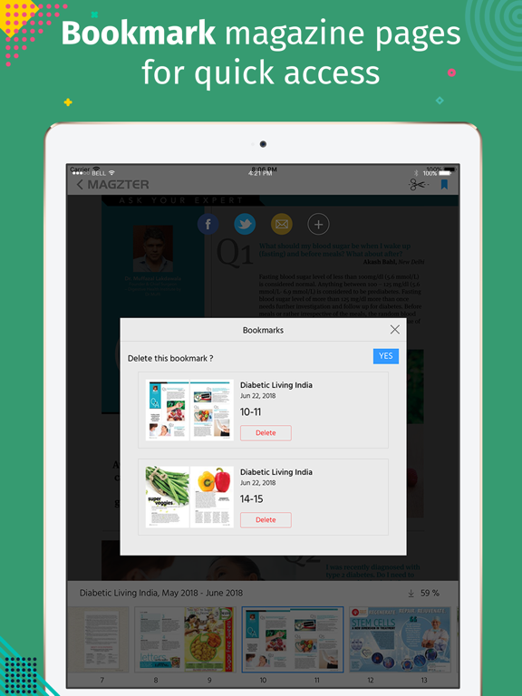 Diabetic Living India iPad screenshot