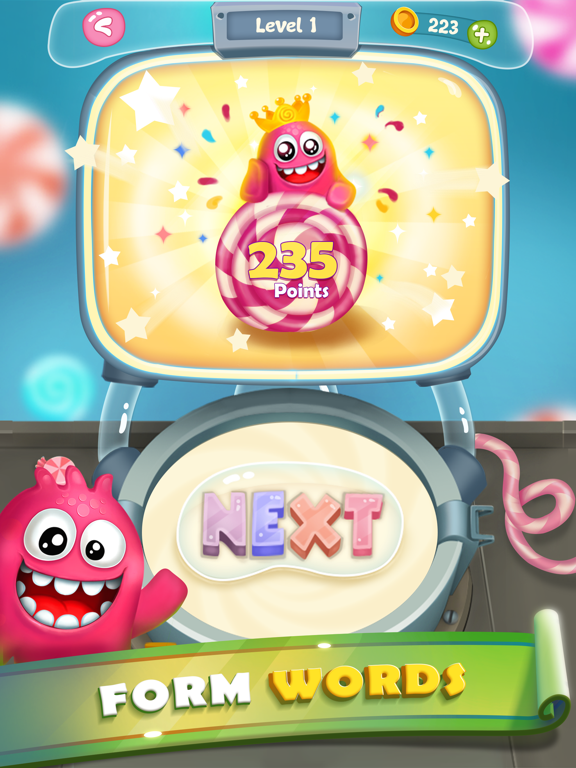 Word Candies: Candyland Mania iPad screenshot 4 - Games app