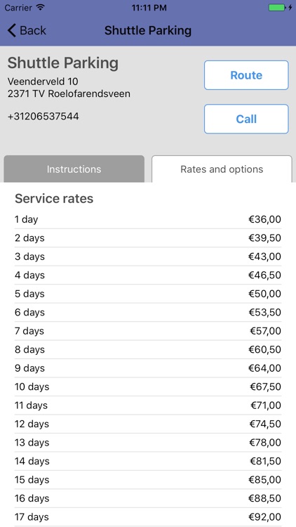 TotalCareParking Schiphol screenshot-3