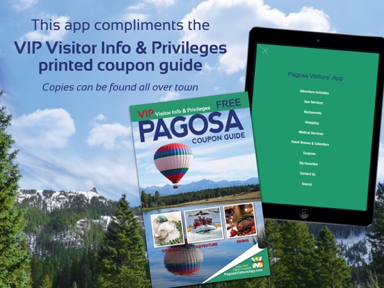 Pagosa Visitors' App iPad screenshot 2 - Travel app