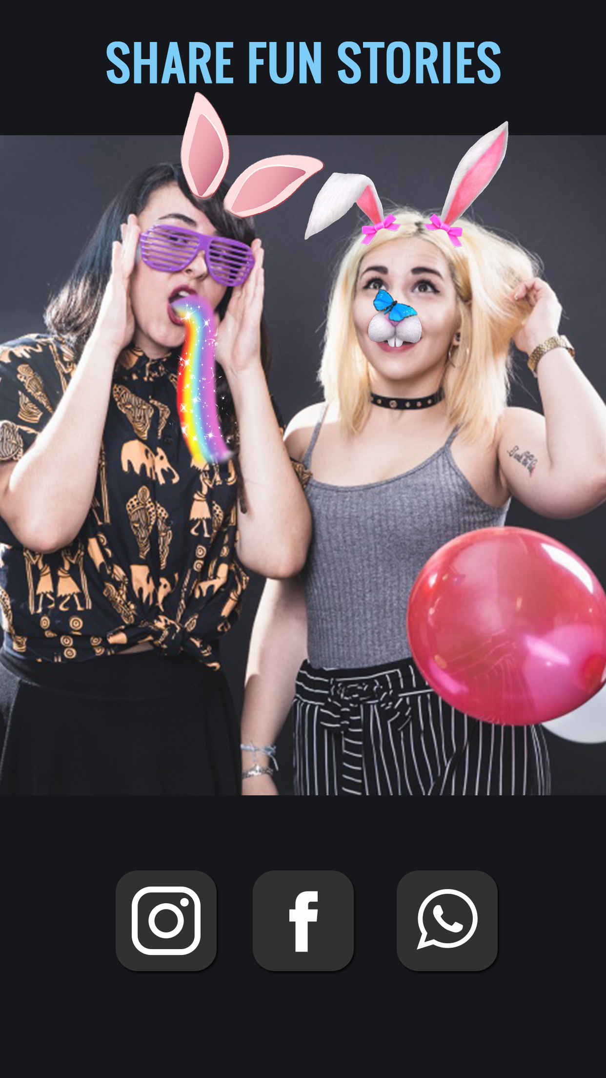 Funny Face Changer-Try Cute and Funny Stickers screenshot 4