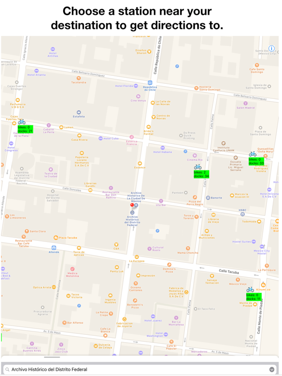Screenshot #5 for Bike Stations Mexico City
