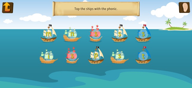 Pirate Phonics 1: Fun Learning(圖2)-速報App