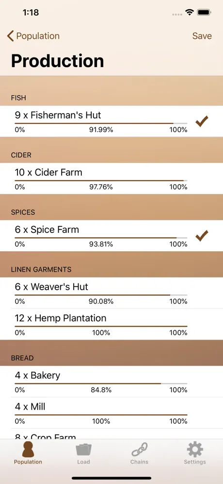 Prod. Calc. for Anno 1404