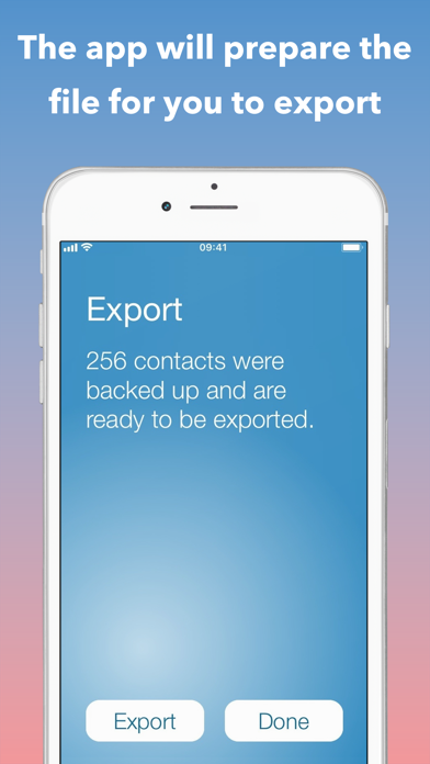 Export Contact screenshot 2