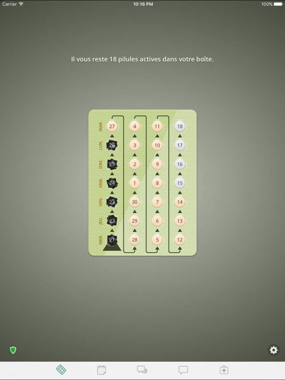 Screenshot #4 pour Lady Pill Reminder