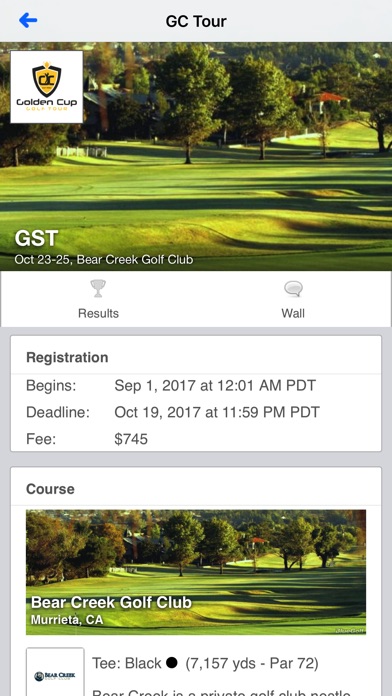 Golden Cup Golf Tour screenshot 2
