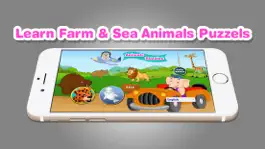 Game screenshot Learn Farm Sea Animals Puzzles mod apk