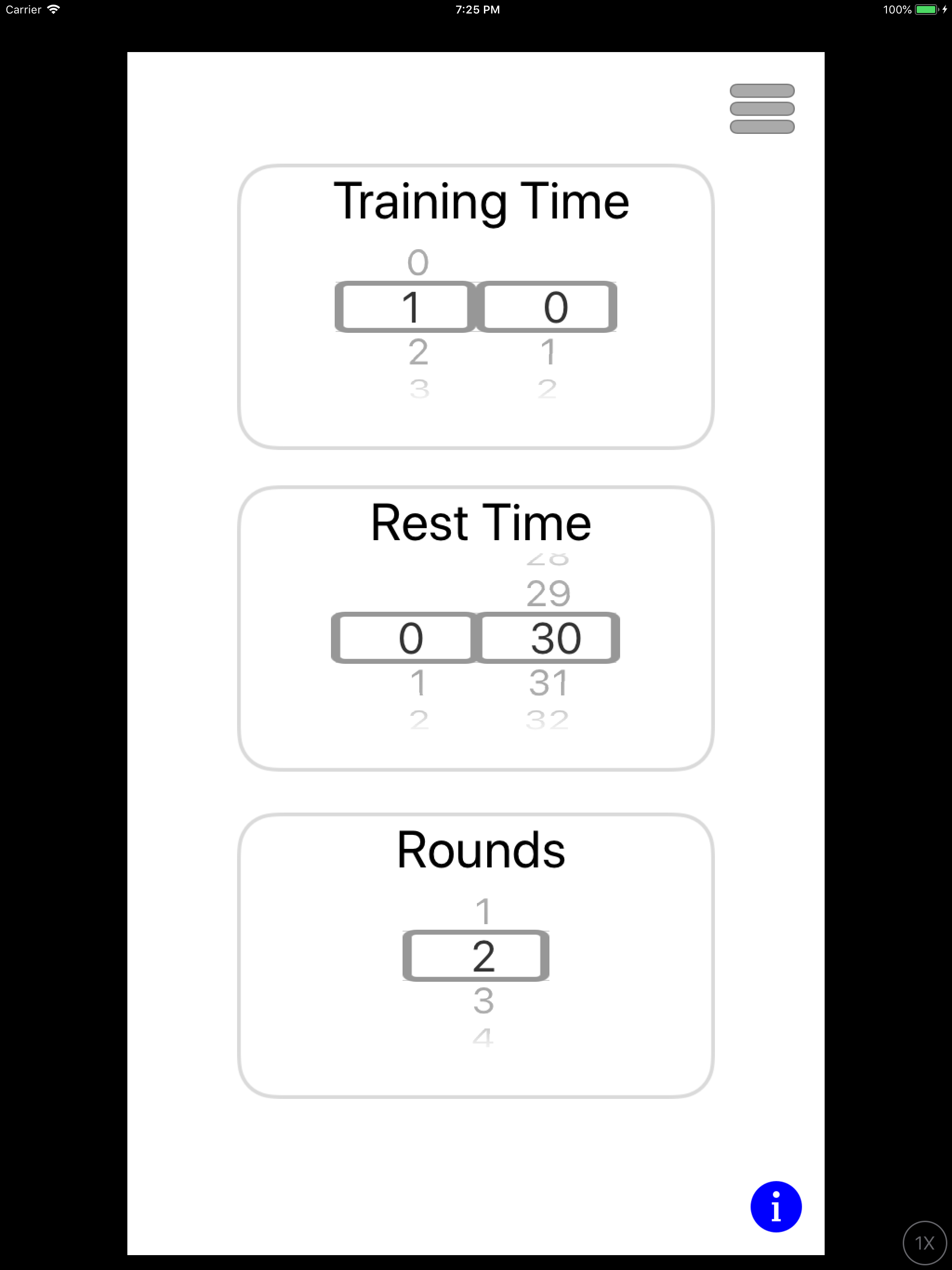 Training Timer