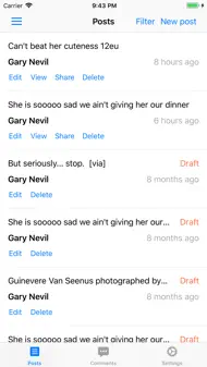 App for Blogger Blogspot iphone bilder 2