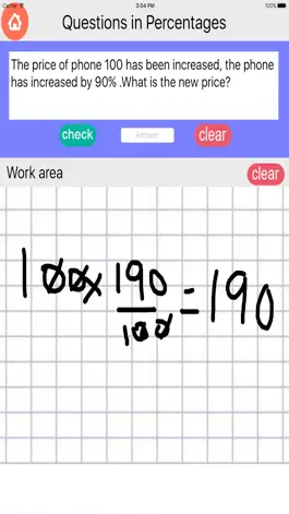 Game screenshot 6th Grade Practice Percent,Fractions and Decimals apk