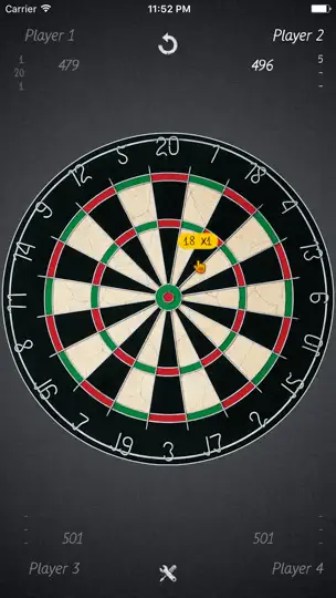 Скриншот Darts Score Board на iPhone 1